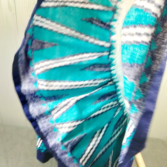 Vintage 80s Square Dancing Skirt S/ M White Rodeo Western Rockabilly Swing - Picture 11 of 15